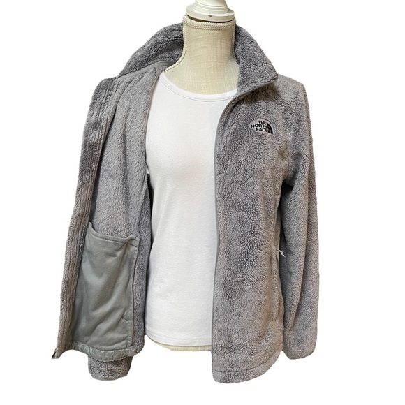 The North Face Silver Full Zip Osito 2 Fleece‎ Jacket Size: M - Picture 4 of 11